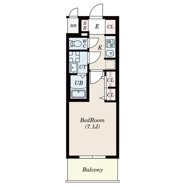S-RESIDENCE星ヶ丘の間取り
