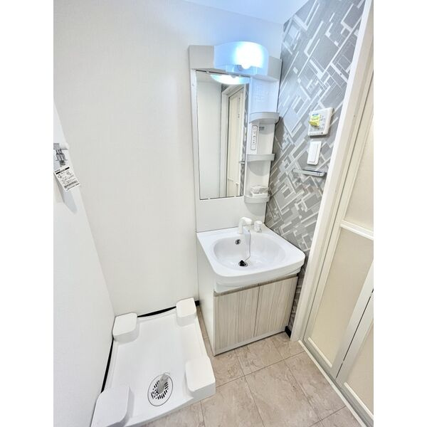 S-RESIDENCE星ヶ丘の独立洗面台