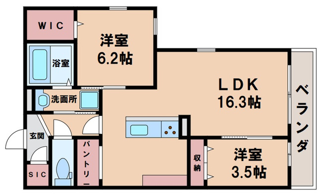 【間取り】 | モンテゾーロ西田辺