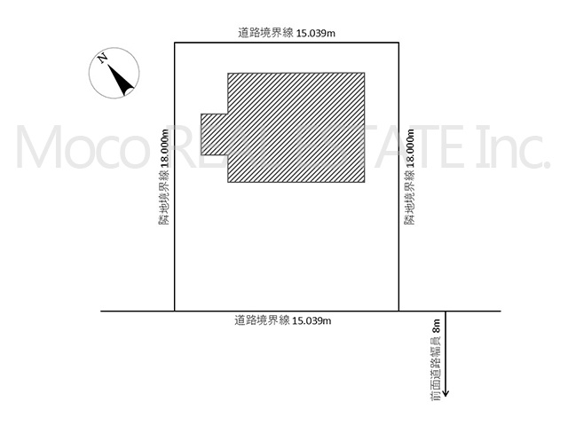 【区画図】 | 北見市ひかり野中古住宅