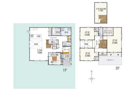 【間取り】の画像