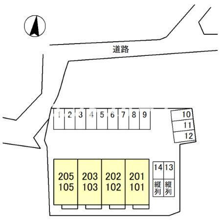 アークイーストの区画図|高崎、前橋エリアのお部屋探しはエンドスケープまで！お客様の理想お聞かせ下さい♪