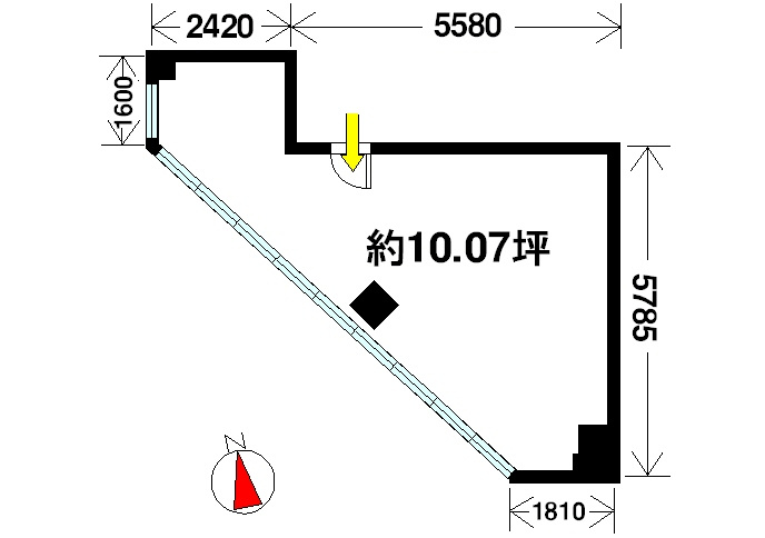 オガタビルの間取り