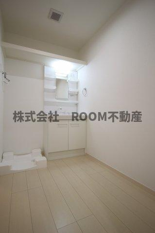 チェリーブロッサム久保原の洗面所|脱衣スペースもあります