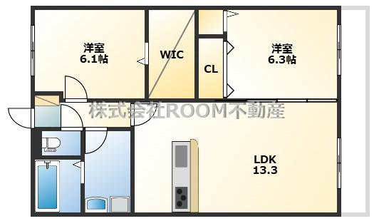 チェリーブロッサム久保原の間取り