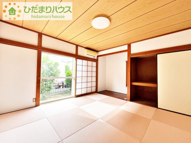 【和室】 | 土浦市中村東３丁目　中古戸建 | 小さなお子さまのいる方におすすめ！リビング横の和室でお子様が遊んでる様子も確認できます(^^)/