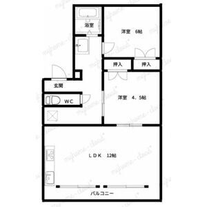 マンションアリスAの間取り
