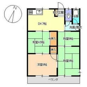 本熊荘の間取り