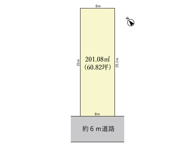 【土地図＋建物プラン例】 | 鈴鹿市江島町