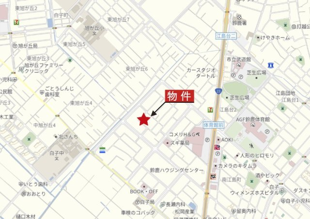 【地図】 | 鈴鹿市江島町 | 広域Map