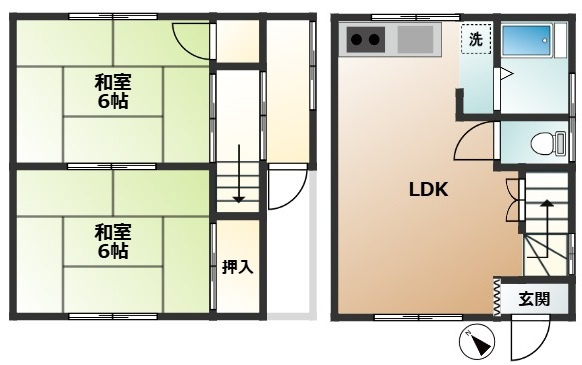 【間取り】 | 本牧栄荘