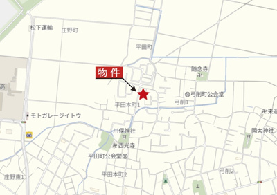 【地図】 | 鈴鹿市平田本町1丁目 | 広域Map
