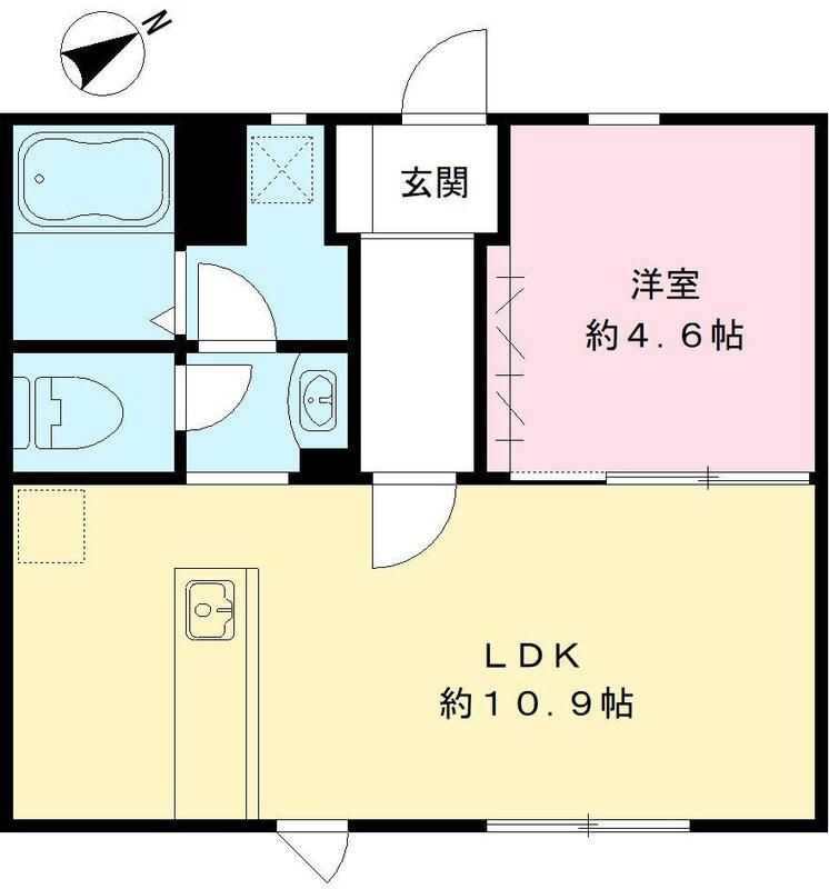 Ｓｏｕｔｈ　Ｗｏｏｄ　の間取り