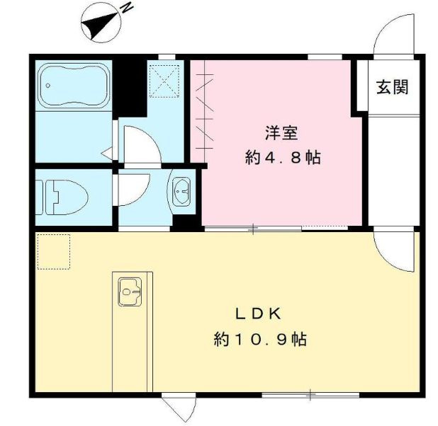 Ｓｏｕｔｈ　Ｗｏｏｄ　の間取り