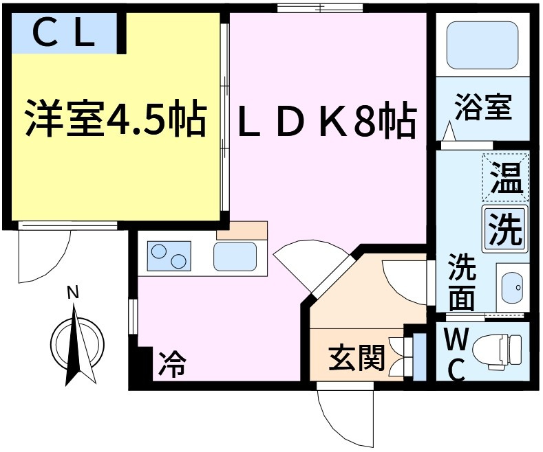 CASA　GRAZIE新小岩の間取り