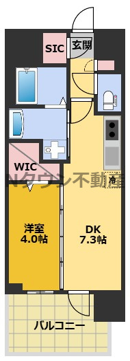 【間取り】 | エステムコート名古屋　TWIN　EAST | 間取りです。