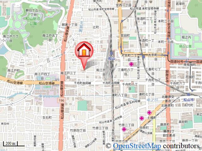 【地図】 | サンシャインハイツB棟