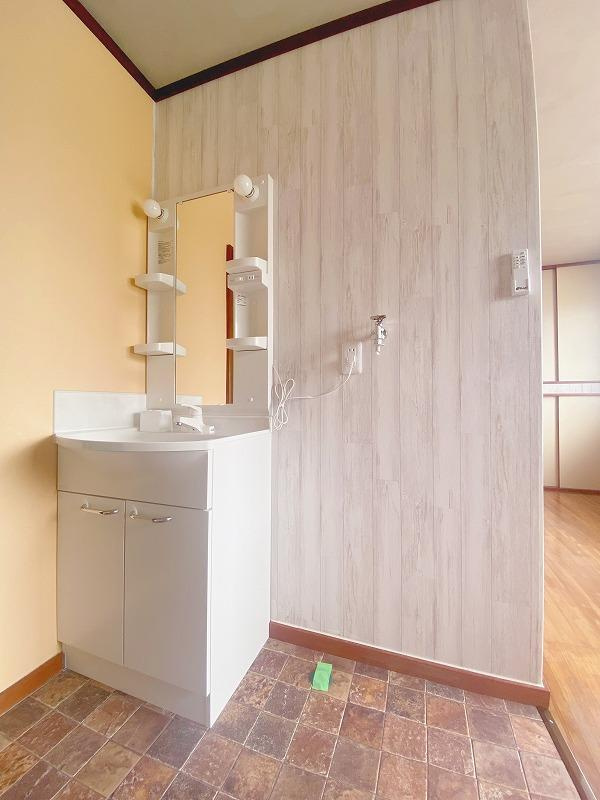 松本コーポの洗面所