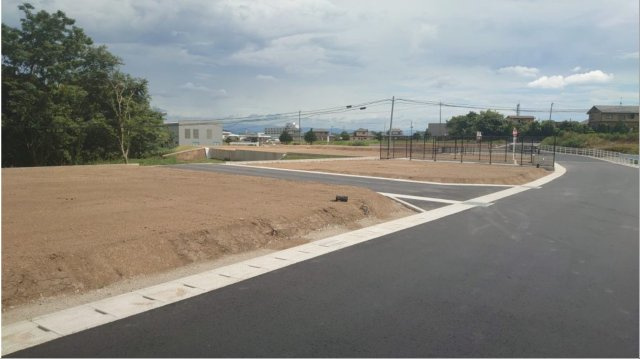 【前面道路含む現地写真】 | 北区植木町岩野第4　全15区画（3号地）