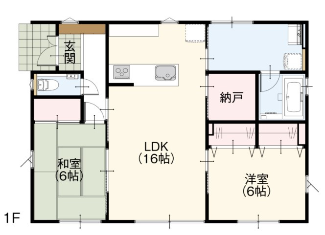 山形市浜崎建売住宅3号棟【Z空調】の間取り|間取り図