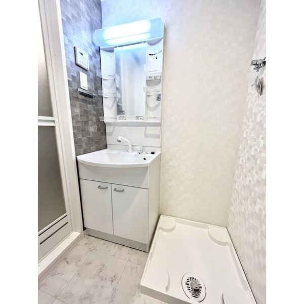 S-RESIDENCE黒川本通一丁目の独立洗面台