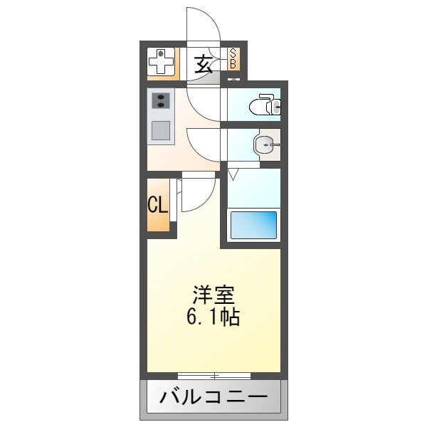 エスリード大阪シティノースの間取り