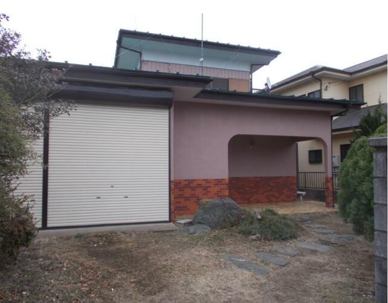 常総市豊岡町貸家の駐車場