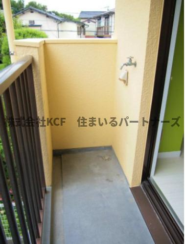 サハラビルのバルコニー|バルコニー付きです