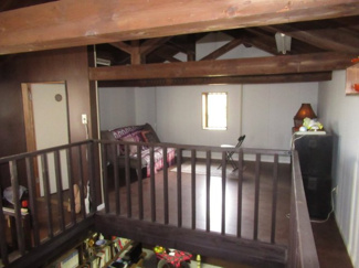 【収納】 | 三種町森岳小狭間・中古土地建物5棟 | 建物4　蔵改修部屋のロフト部です。