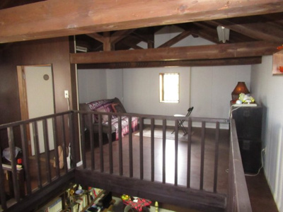 【収納】 | 三種町森岳小狭間・中古土地建物5棟 | 建物4　蔵改修部屋のロフト部です。