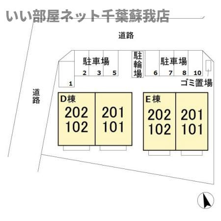 おゆみ野ドリームマウンテン　Ｄの区画図