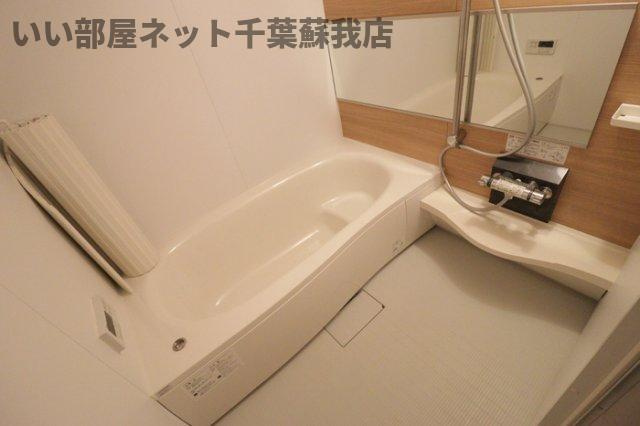 おゆみ野ドリームマウンテン　Ｄの浴室|コンパクトで使いやすいお風呂です