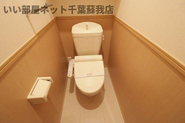 おゆみ野ドリームマウンテン　Ｄのトイレ|トイレもきれいです