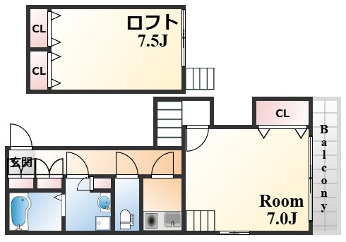 グランメール岩屋の間取り