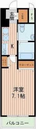 セレッソコートリバーサイドOSAKAの間取り