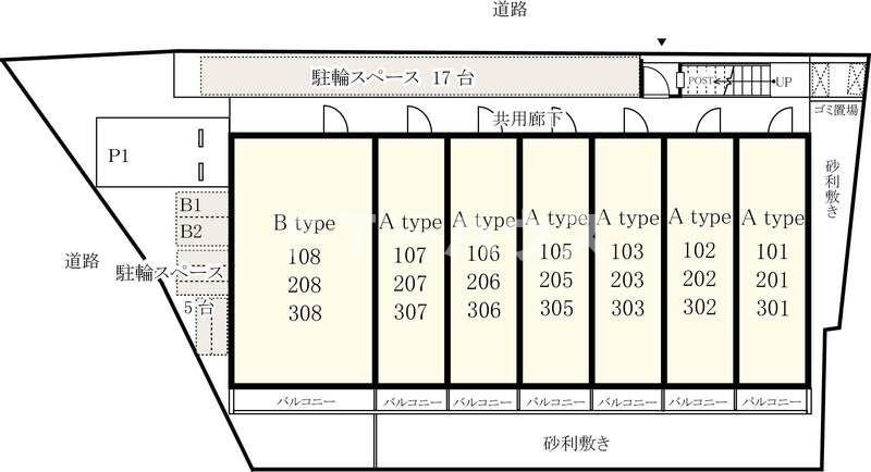 リブリ・ヴォルペの区画図