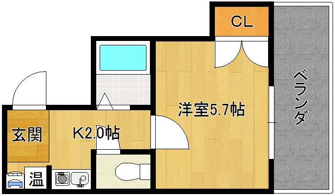 ベルフラワー御殿山の間取り