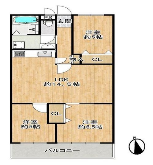 【間取り】 | 豊中緑丘パーク・マンション