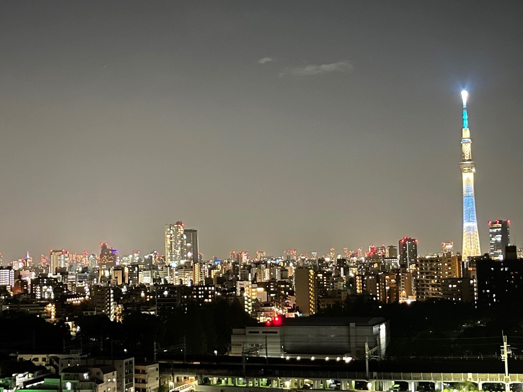 亀戸レジデンス　パーククロスフォートの展望|東京スカイツリーの夜景や花火を堪能することができます！