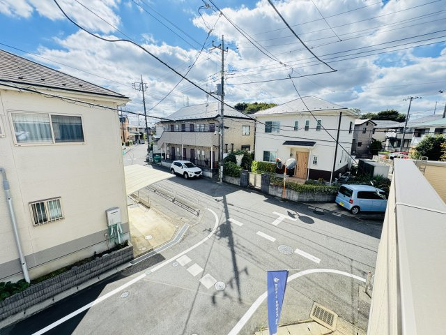 流山市西松ヶ丘１丁目新築戸建【東小学校：7分】の展望|バルコニーより道路側眺望