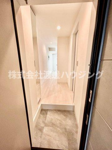 リアコート江坂の玄関