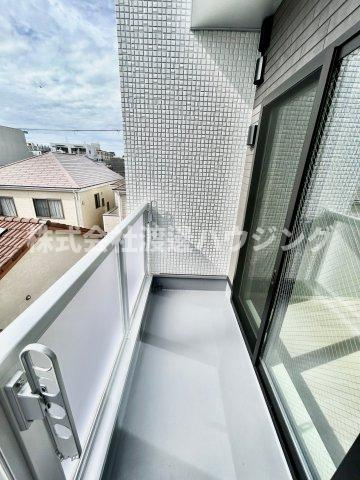 リアコート江坂のバルコニー