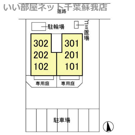 グリーンポートの区画図