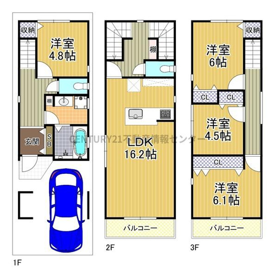 【その他】 | 南恩加島6丁目条件付き宅地　１号地 | ●建物参考プラン：１１０．７平米　間取り：４ＬＤＫ　建物価格：２０００万円（土地建物価格：３１８０万円）
