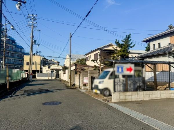 和歌山市舟津町　中古戸建の前面道路含む現地写真