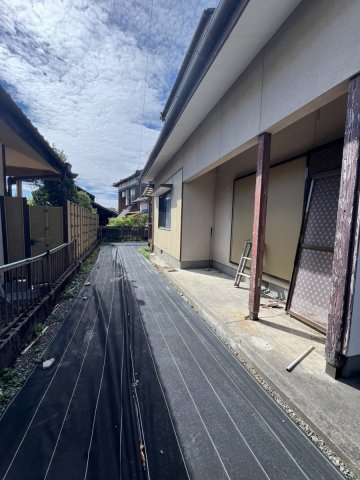 古閑中町戸建ての庭
