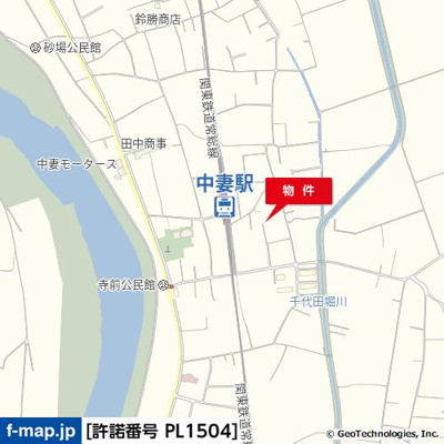 【地図】 | 中妻貸地