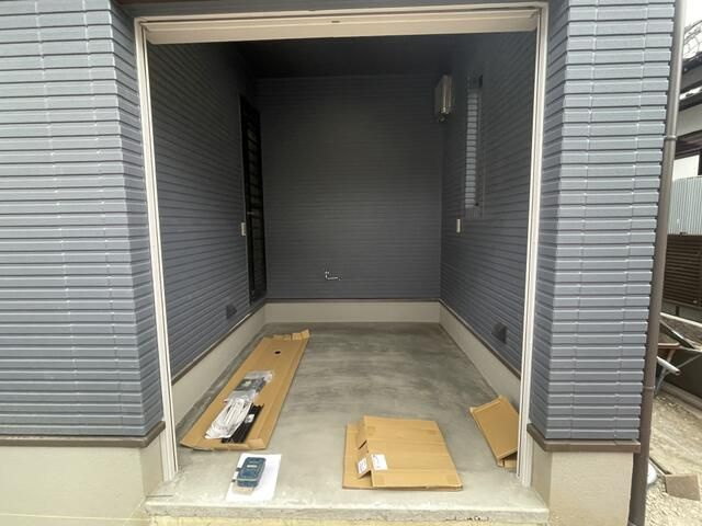 バイクガレージハウスＩＣＩの駐車場