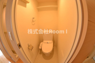 【トイレ】 | ユーレジデンス淀屋橋(旧ジュネーゼグラン淀屋橋) | 落ち着いた色調のトイレです