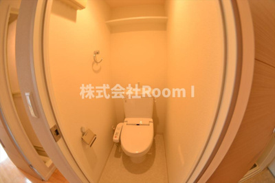 【トイレ】 | ユーレジデンス淀屋橋(旧ジュネーゼグラン淀屋橋) | 落ち着いた色調のトイレです